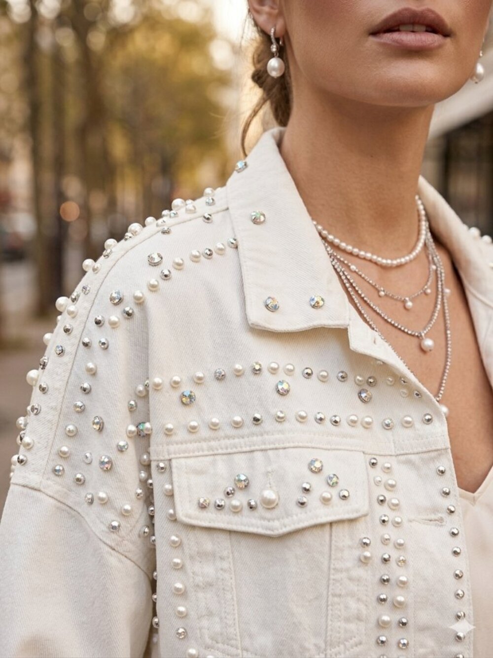Beautiful Pearl Oversize Jacket - Picture 2 of 7